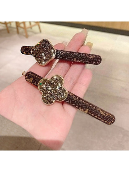Beau - Vintage Coffee Straight Hair Clip