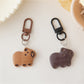 Keypus - Cute Cartoon Capybara Shaped Keychain