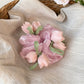 Gifty - Ruffled Flower Mesh Scrunchie