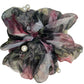 Gifty - Polyester Organza Printed Scrunchie