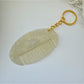 Keypus - Oval Leopard Print Comb Keychain