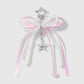 Keypus - Sweet Beaded Bow Star and Moon Keychain