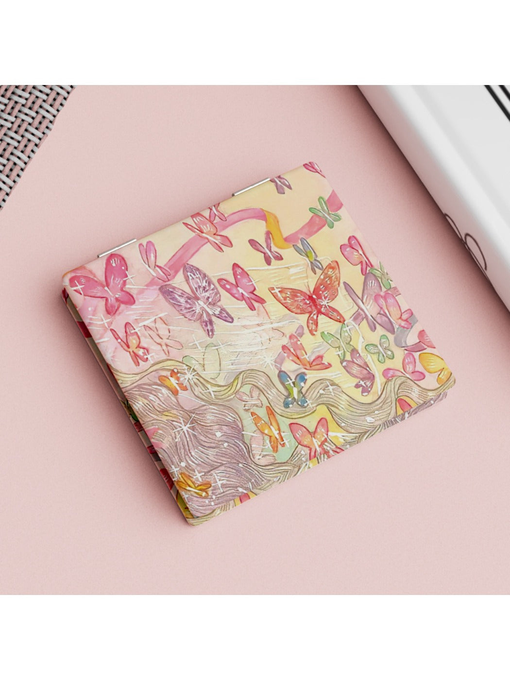 Mirroray - Pink Butterfly Makeup Mirror