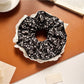 Gifty - Elegant Ditsy Floral Lace Trim Scrunchie