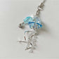 Keypus - Clear Look Jellyfish Alloy Plastic Keychain