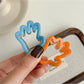 Beau - Simple Hand Silhouette Acetate Claw Clip