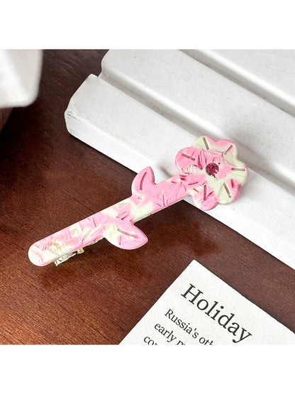 Beau - Acetic Acid Flower-shaped Hairpin