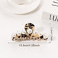Beau - Stylish Beaded Half Round Claw Clip