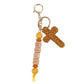 Keypus - Cross Shaped Letter Pattern Keychain