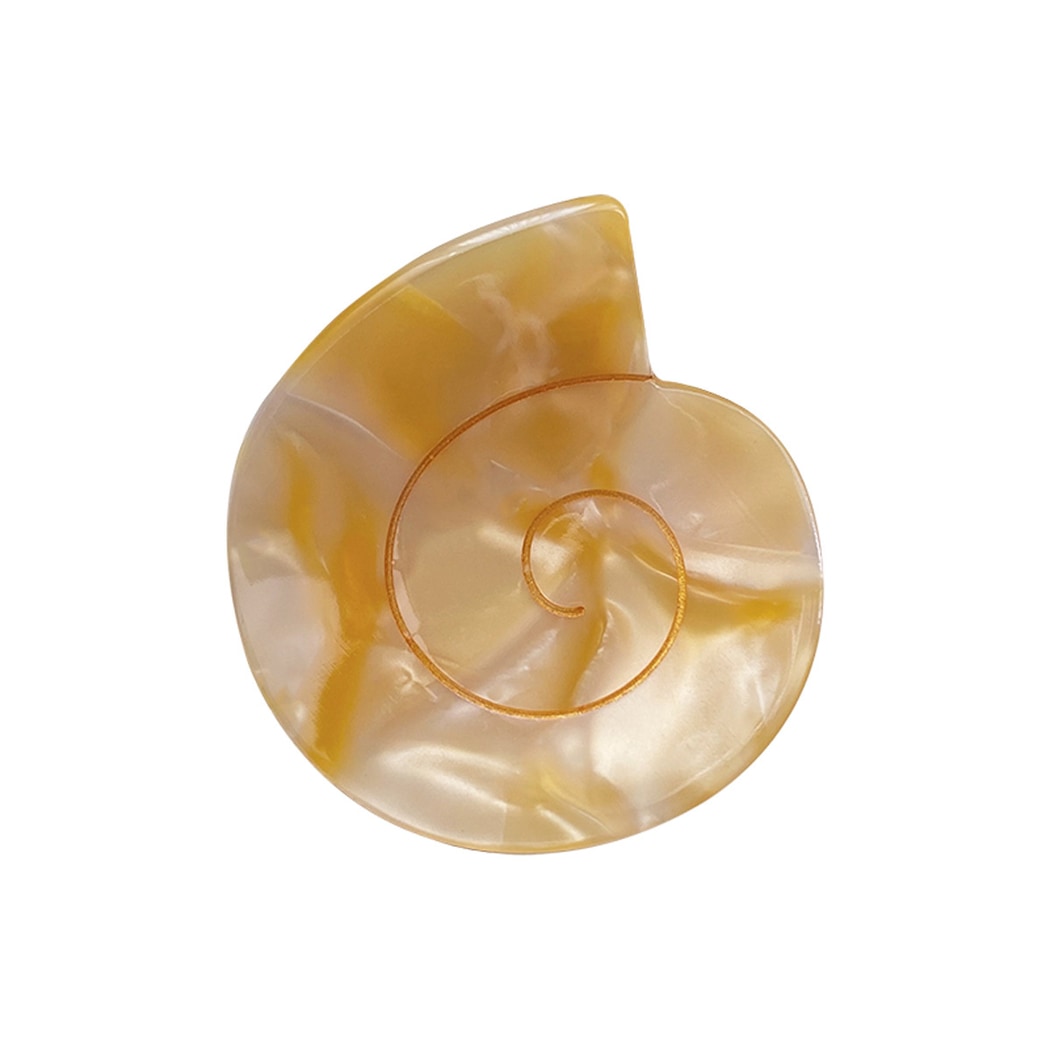 Beau - Geometric Swirl Conch Claw Clip