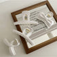 Beau - Elegant White Hair Claw Clip