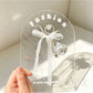 Keypus - Bow Lace Mirror Ball Key Ring Accessory Keychain