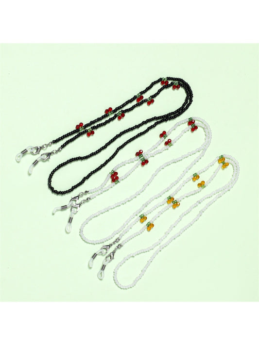 Velra - Cherry Beaded Eyeglass Strap