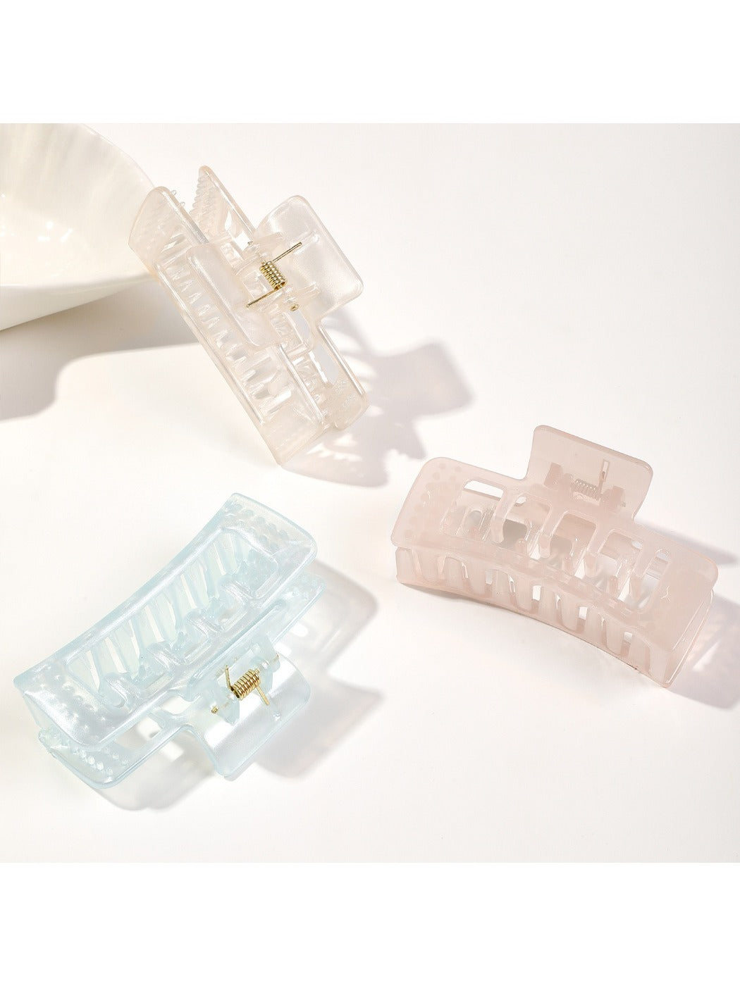 Beau - Square Matte Large Hair Clip