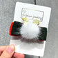 Beau - Christmas Deer Antler Glitter Bow Hair Clip