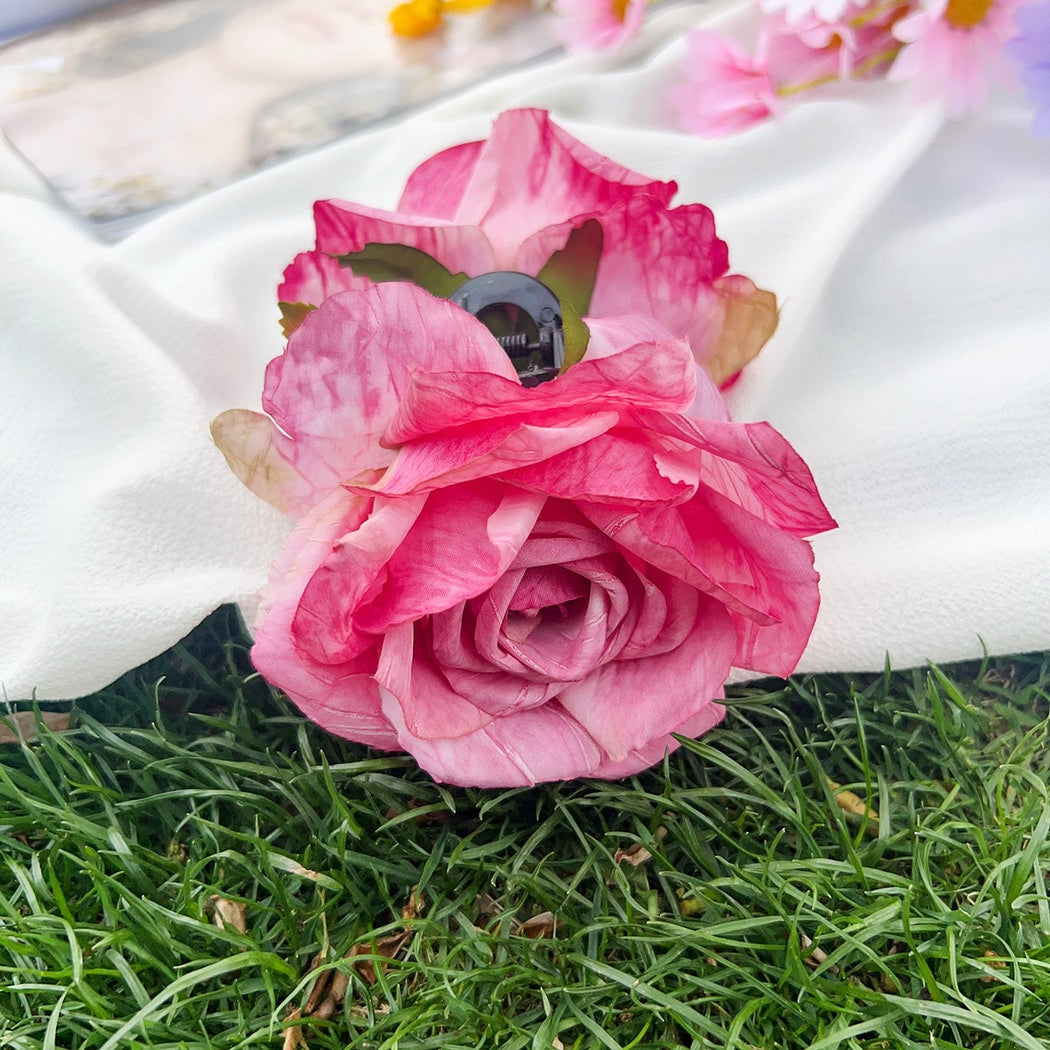 Beau - Sweet Style Rose Design Claw Clip