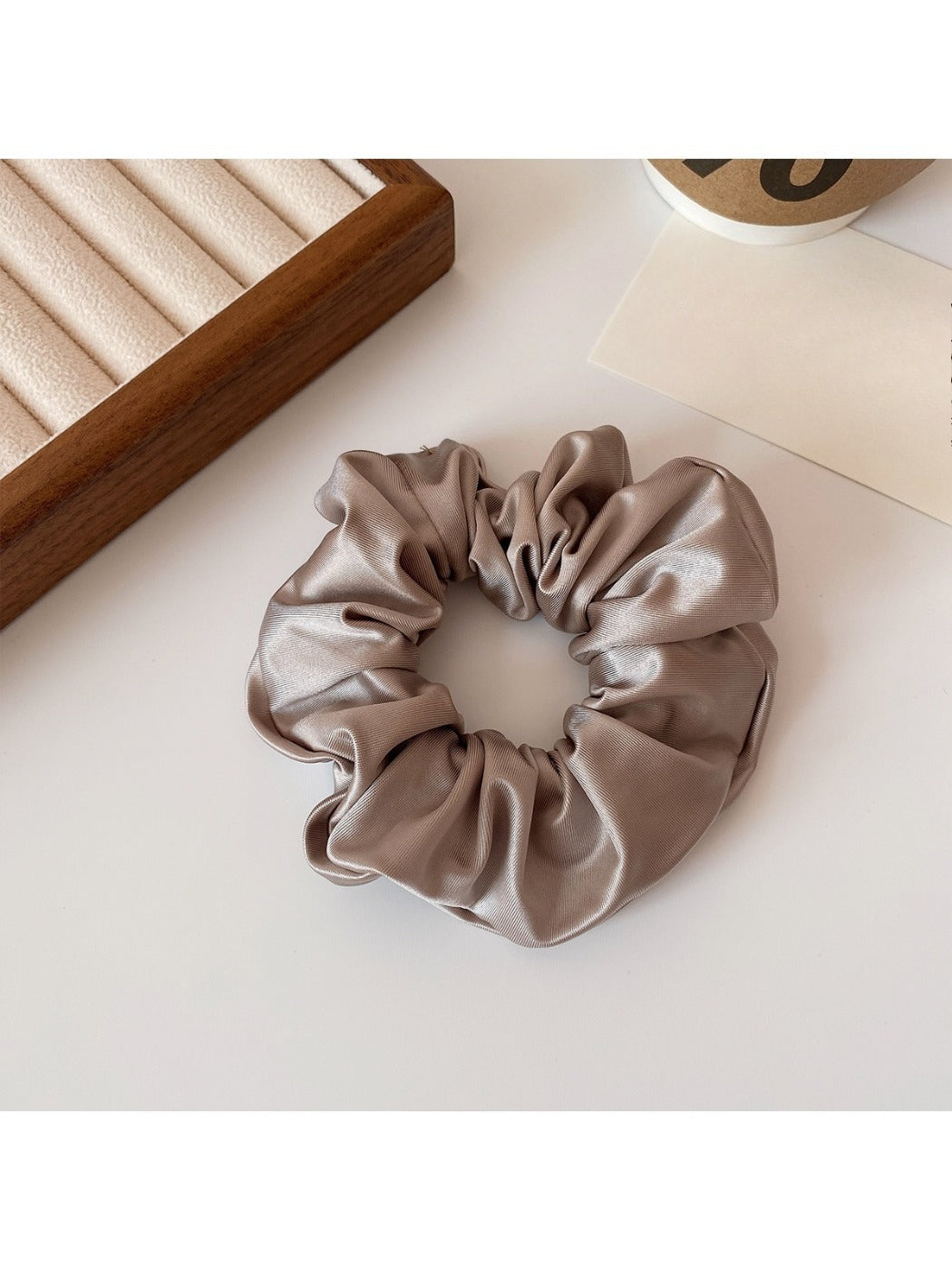 Gifty - Fashionable Satin Scrunchie Hair Tie