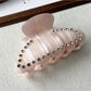 Beau - Glossy Geometric Acetate Fiber Hair Claw Clip
