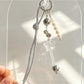Keypus - Star Beaded Acrylic Alloy Bag Charm Keychain
