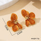 Earedge - Sweet Floral Petal Design Stud Earrings