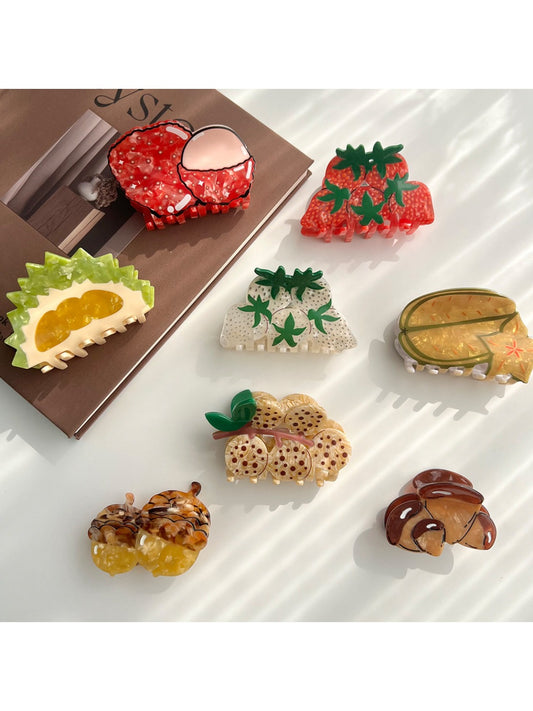 Beau - Fruit Shape Acetate Hair Clip