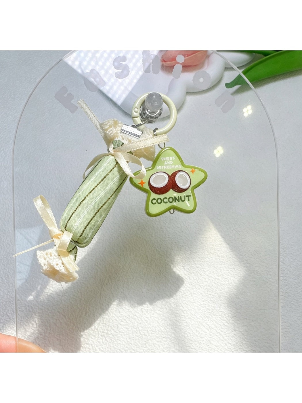 Keypus - Sweet Style Candy Wrapper Charm Ring Keychain