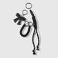 Keypus - Y2K Style Solid Bow Cord Keychain