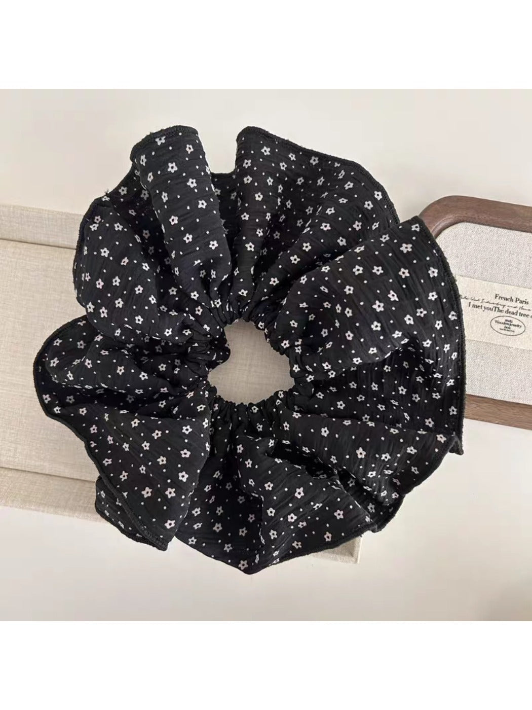 Gifty - Floral Print Hair Ring