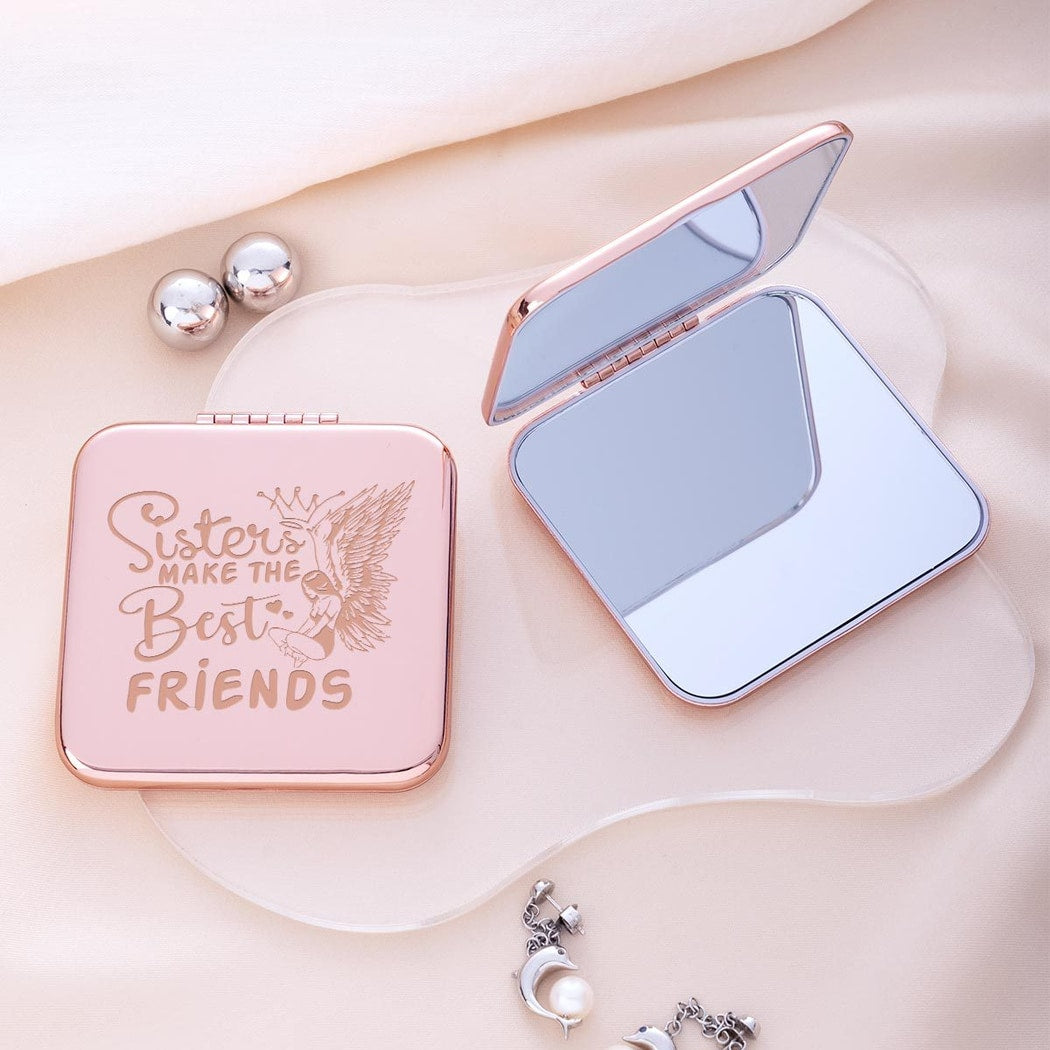 Mirroray - Portable Folding Alloy Frame Makeup Mirror