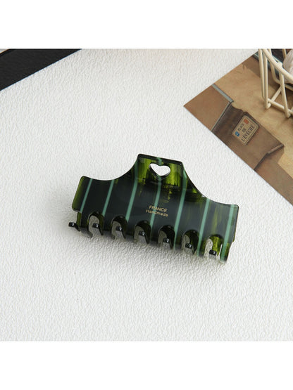 Beau - Chic Striped Claw Clip