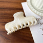 Beau - Marbled Finish Geometric Fashion Hair Claw Clip