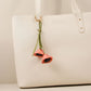 Keypus - Flower Pendant PU Keychain