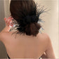 Gifty - Floating Feather Elegant Scrunchie