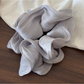 Beau - Glossy Sheer Irregular Ruffle Banana Clip