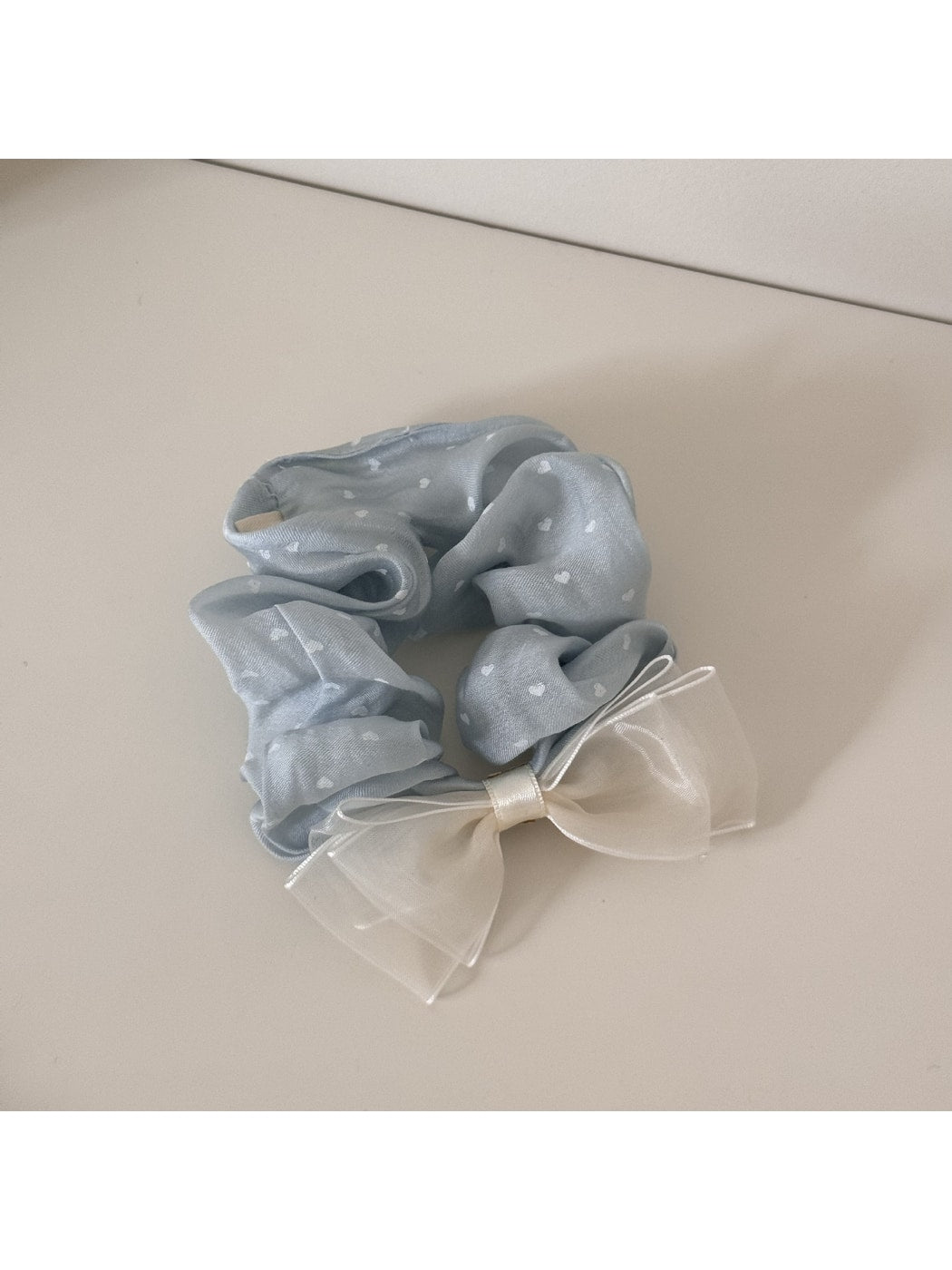 Gifty - Sweet Style Polka Dot Decorative Scrunchie Hair Tie
