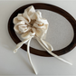 Gifty - Satin Bow Ribbon Oversized Scrunchie