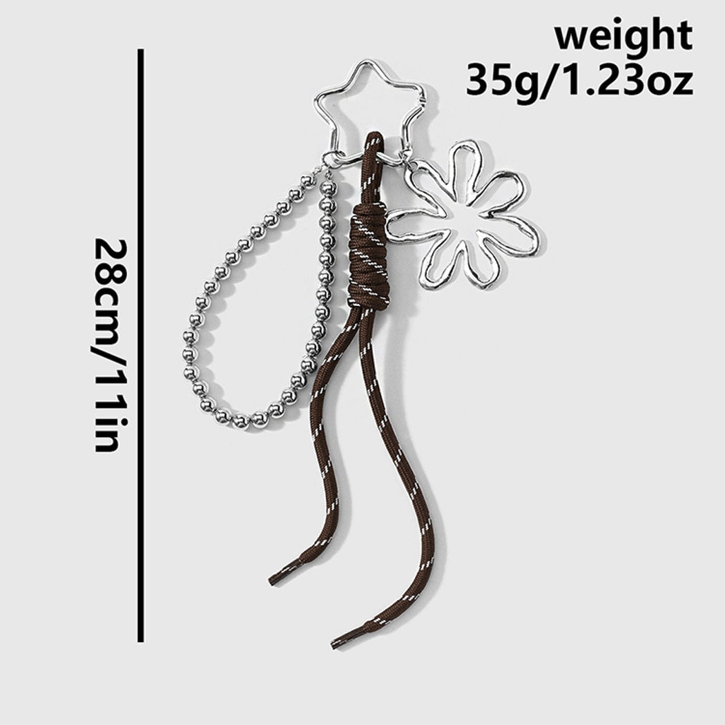 Keypus - Simple Style Openwork Floral Keychain