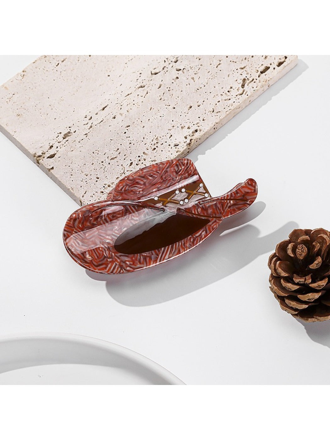 Beau - Shoe And Hat Shaped Hair Clips