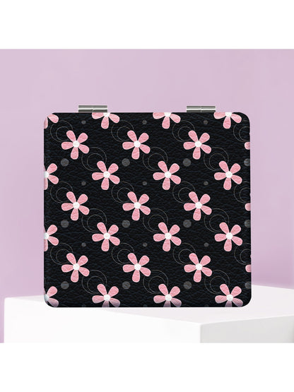 Mirroray - Floral Pattern Foldable Makeup Mirror