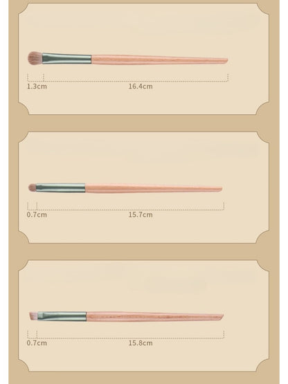 Smoosh - 10 Piece Green Makeup Brush Set