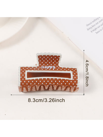 Beau - Stylish Polka Dot Claw Clip