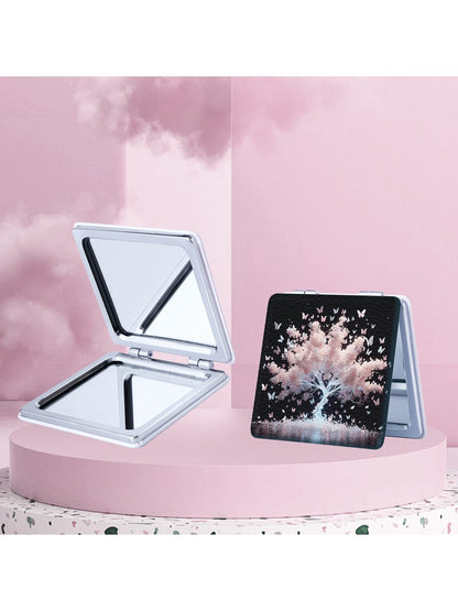 Mirroray - Butterfly Tree Pattern Compact Folding Mirror
