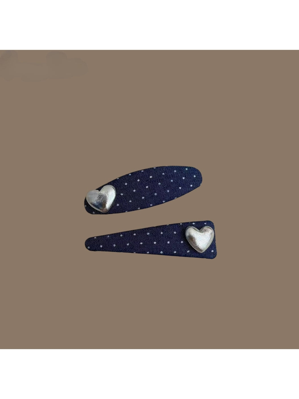 Beau - Heart Polka Dot Hair Clip