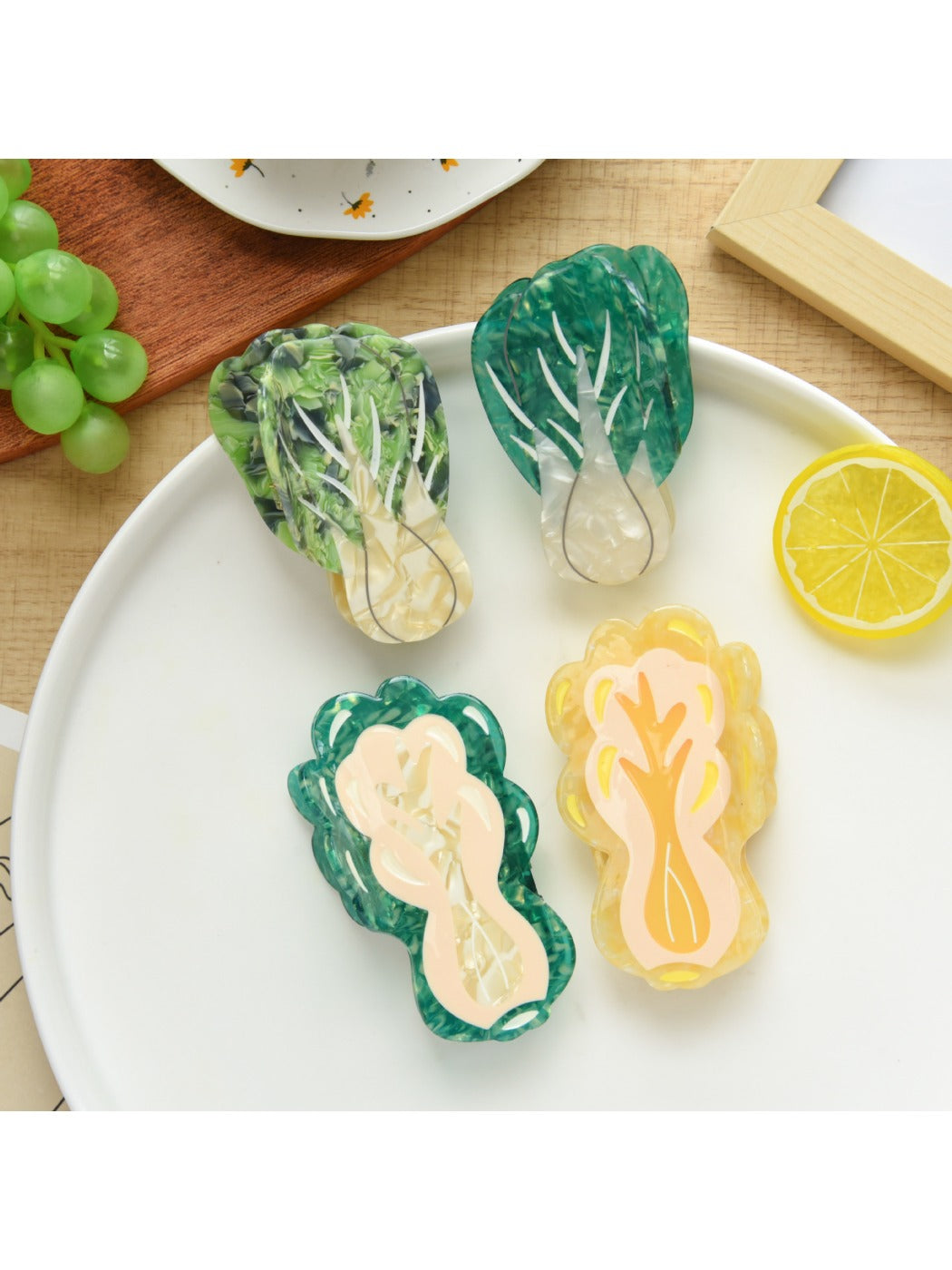 Beau - Fruit Vegetable Acetate Hair Claw Clip