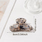 Beau - Textured Half Circle Hair Claw Clip