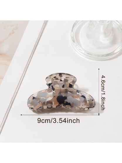 Beau - Textured Half Circle Hair Claw Clip