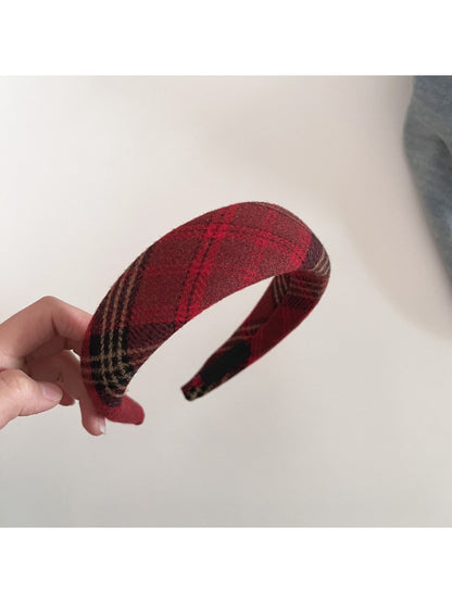 Gifty - Vintage Plaid Hair Hoop