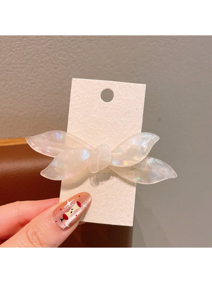 Beau - Acetate Fiber Butterfly Bow Spring Hair Clip