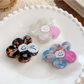 Beau - Smiley Flower Acetate Fiber Claw Clip