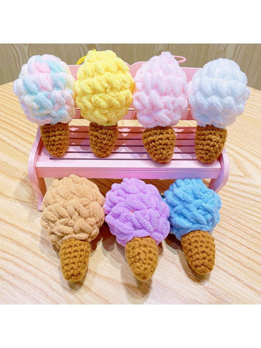 Keypus - Ice Cream Keychain Cute Bag Charm